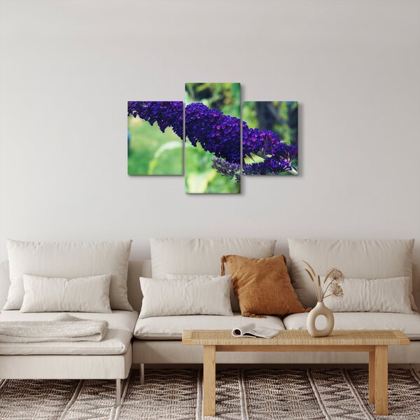 Kék virág képe (90x60 cm)