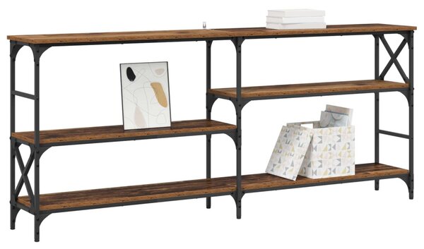 Konzolasztal Antik Fa 180 x 29 x 76,5 cm fém PB