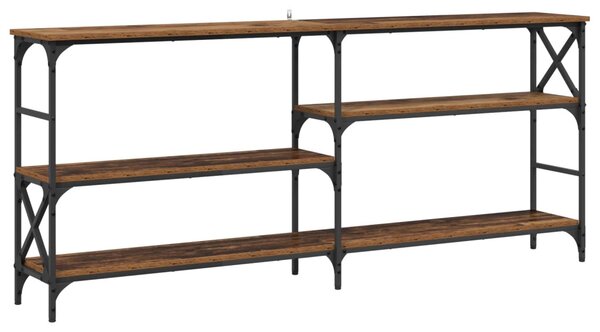 Konzolasztal Antik Fa 180 x 29 x 76,5 cm fém PB