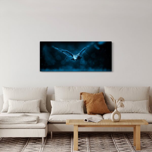 Egy repülő bagoly képe (120x50 cm)