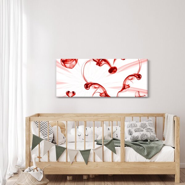 Szív a füstből képe (120x50 cm)