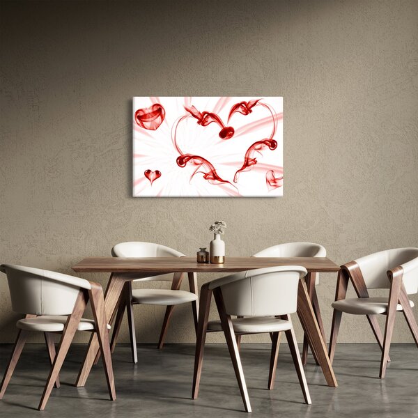 Szív a füstből képe (90x60 cm)