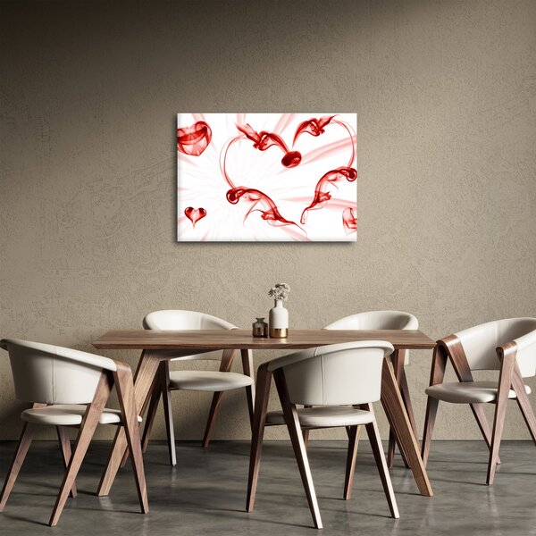 Szív a füstből képe (70x50 cm)