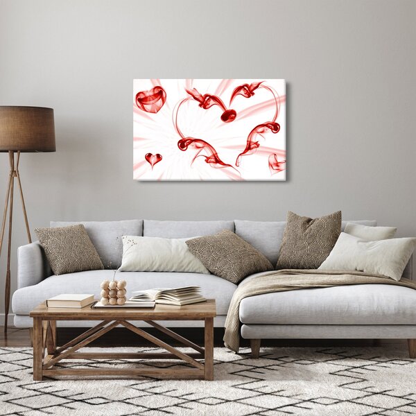 Szív a füstből képe (90x60 cm)
