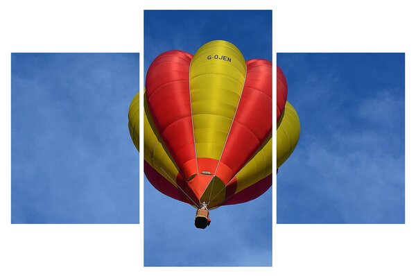 Repülő léggömb képe (90x60 cm)