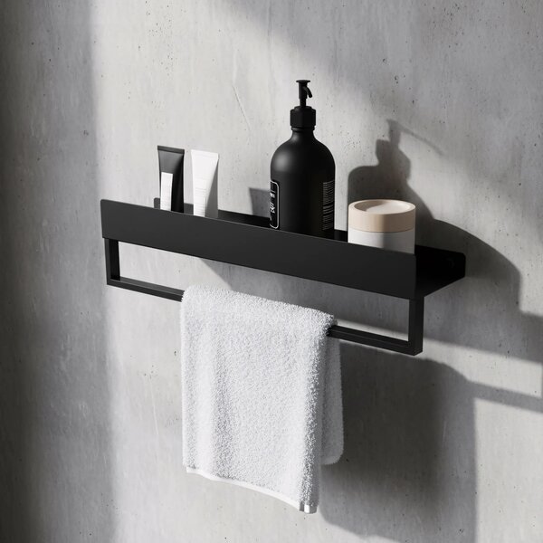 Fürdőszobai polc SF01 45cm black matt
