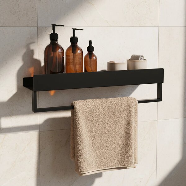 Fürdőszobai polc SF01 45cm black matt