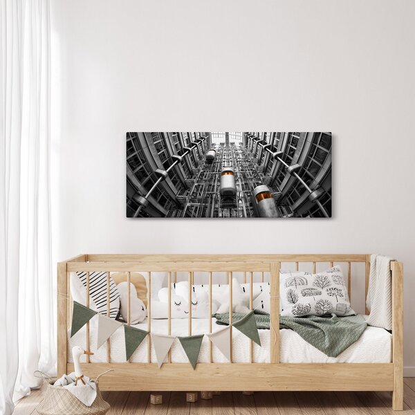 Lift az épületben képe (120x50 cm)