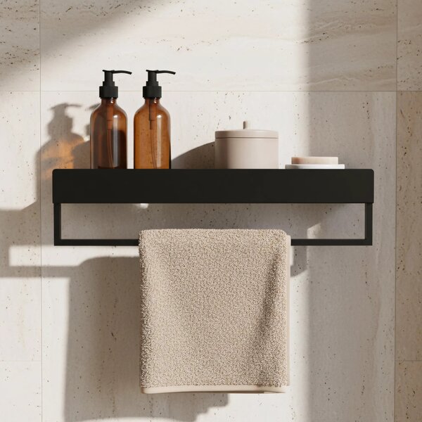 Fürdőszobai polc SF01 45cm black matt