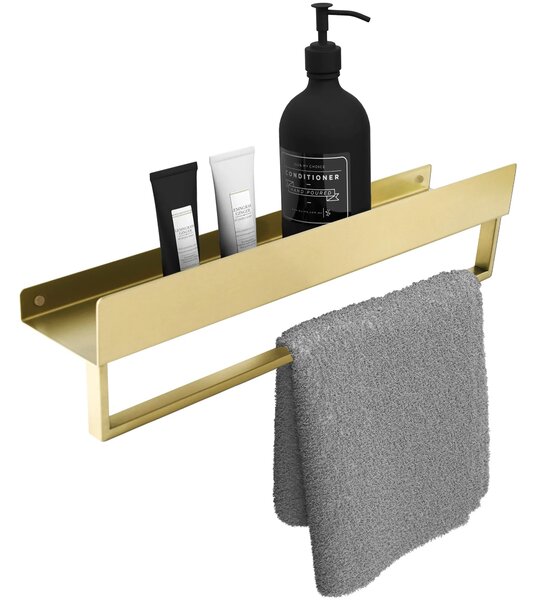Fürdőszobai polc SF01 45cm gold brush
