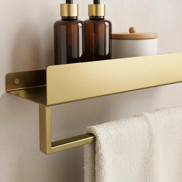 Fürdőszobai polc SF01 45cm gold brush