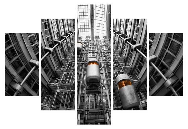 Lift az épületben képe (150x105 cm)