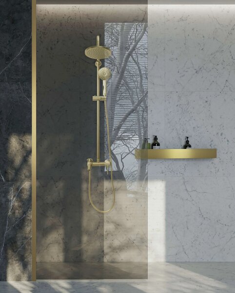 Fürdőszobai polc SF02 60cm gold brush