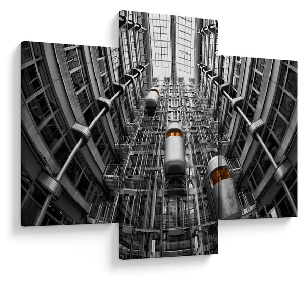 Lift az épületben képe (90x60 cm)