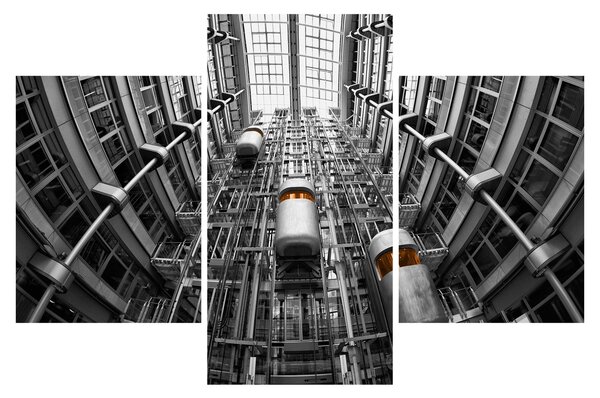 Lift az épületben képe (90x60 cm)