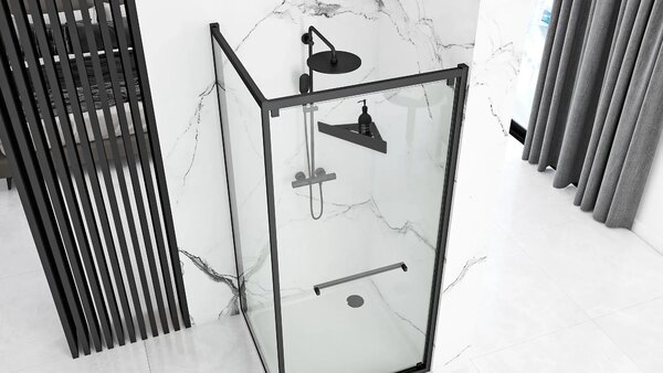 Fürdőszobai polc SF07 black matt