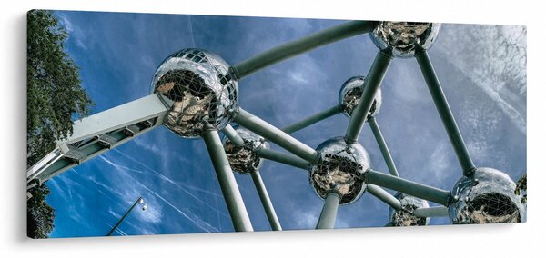 Kép - atomium Brüsszelben (120x50 cm)