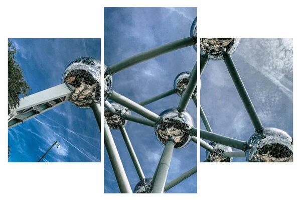 Kép - atomium Brüsszelben (90x60 cm)