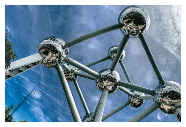 Kép - atomium Brüsszelben (90x60 cm)