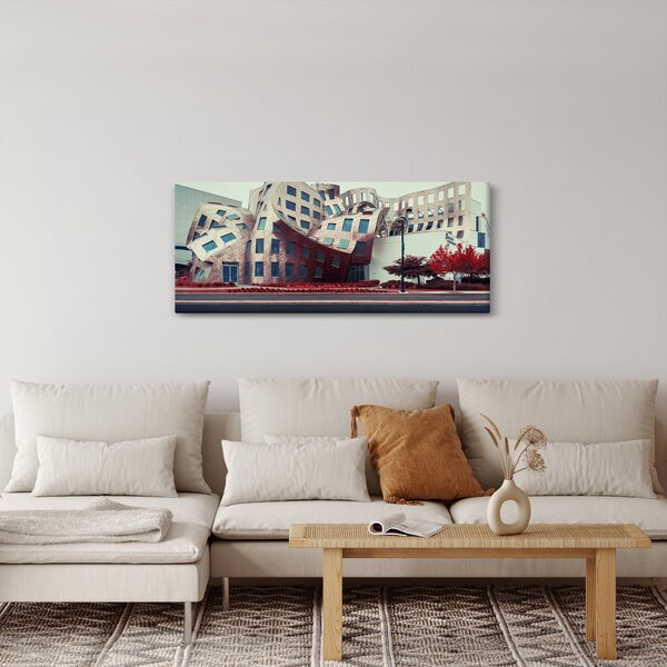 Kép - építészeti épület (120x50 cm)