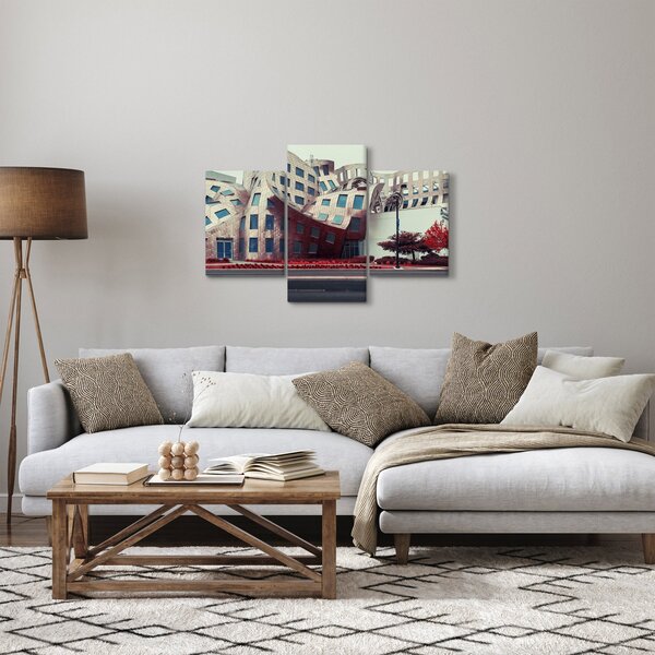 Kép - építészeti épület (90x60 cm)