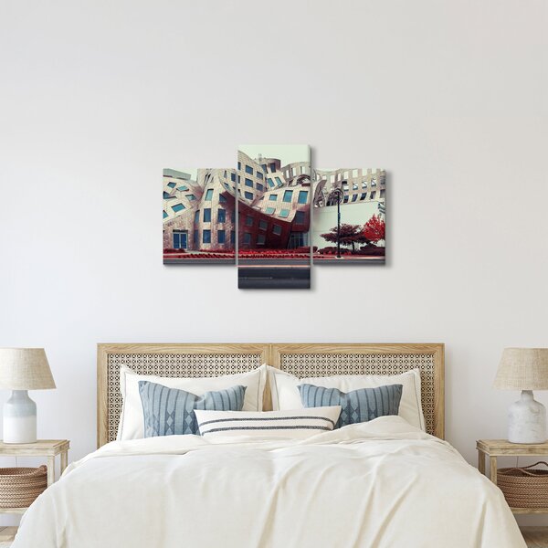 Kép - építészeti épület (90x60 cm)