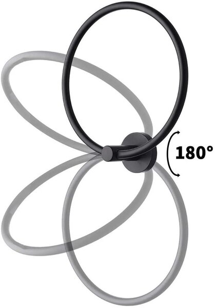 Fürdőszoba fogas Black 332915A MIST 05