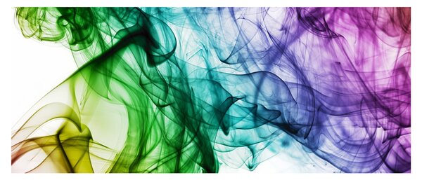 Kép - színes füst (120x50 cm)