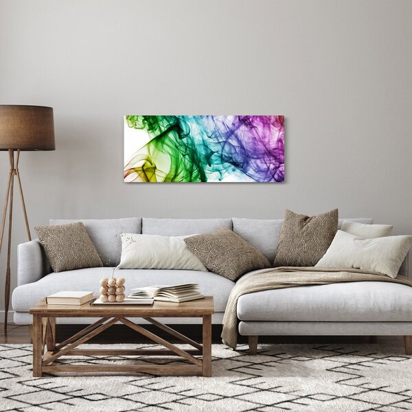 Kép - színes füst (120x50 cm)