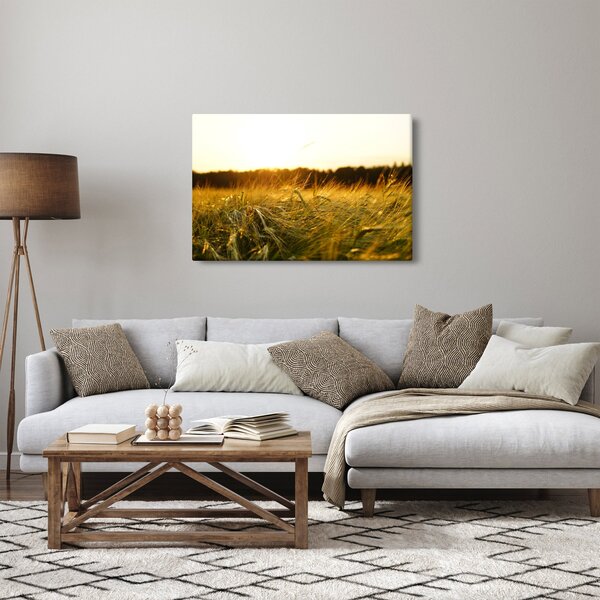 Harmatos fű képe (90x60 cm)