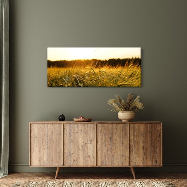 Harmatos fű képe (120x50 cm)