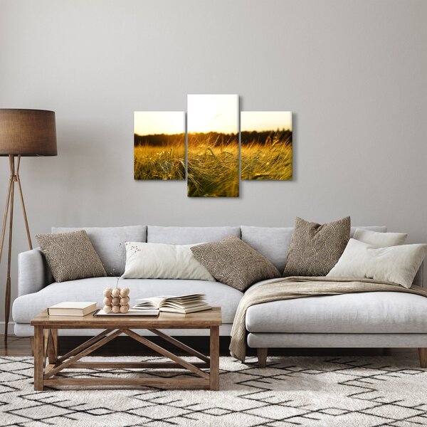 Harmatos fű képe (90x60 cm)