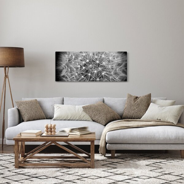 Szürke pitypang képe (120x50 cm)