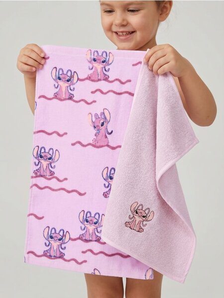 Sinsay - Pamut törölköző 2 db Stitch - levendula