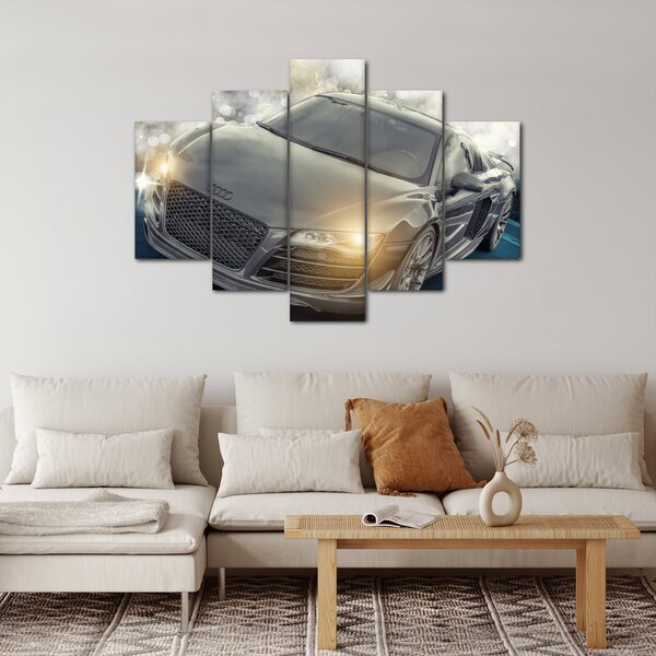 Audi autó képe - szürke (150x105 cm)