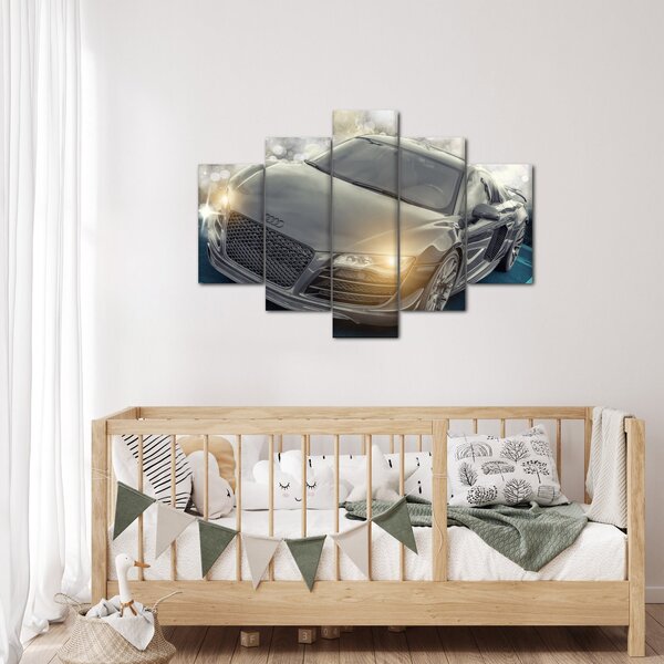 Audi autó képe - szürke (150x105 cm)