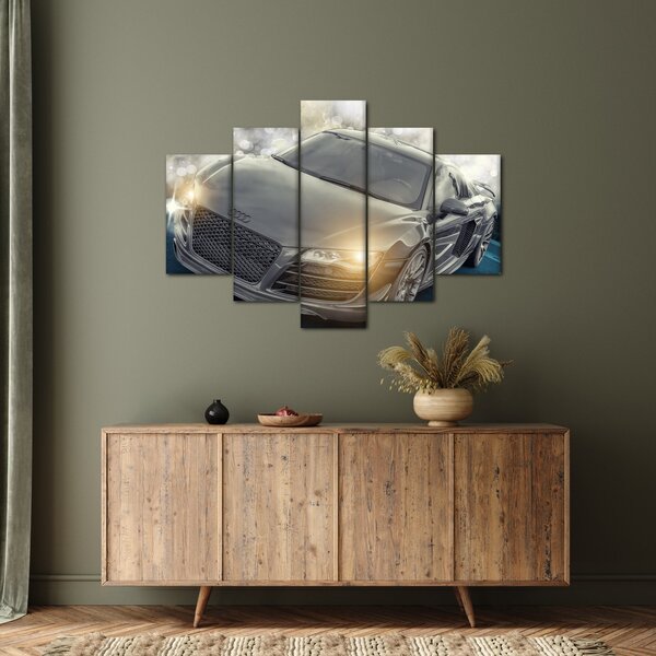 Audi autó képe - szürke (150x105 cm)