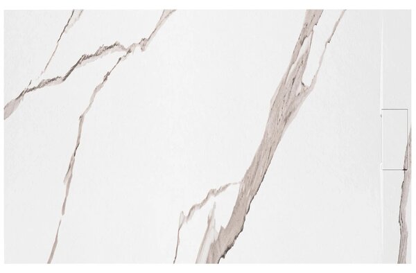 Zuhanytálca Bazalt CARRARA WHITE 80x100