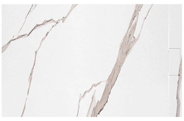 Zuhanytálca Bazalt CARRARA WHITE 80x100