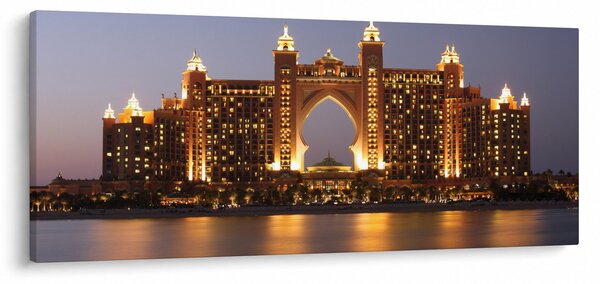 Kép egy épületról Dubajban (120x50 cm)