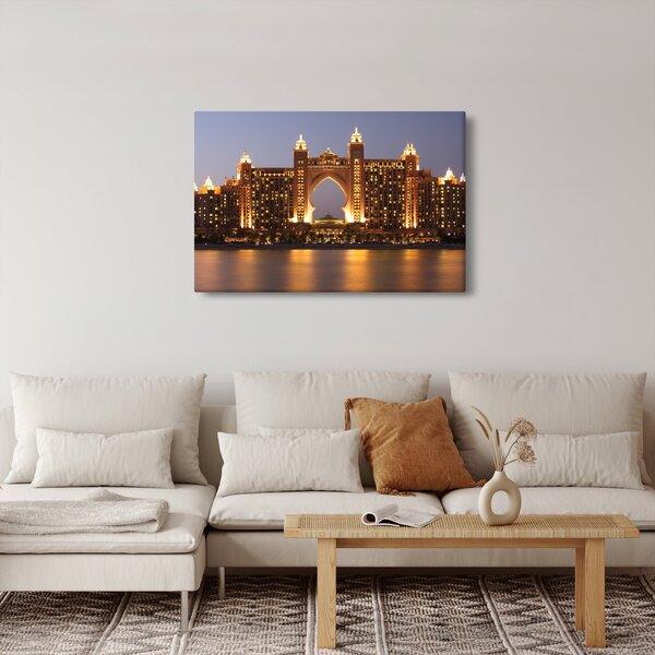 Kép egy épületról Dubajban (90x60 cm)
