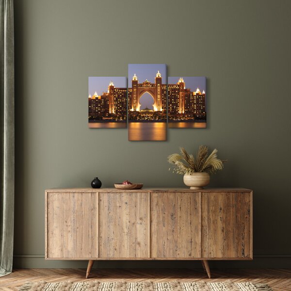 Kép egy épületról Dubajban (90x60 cm)