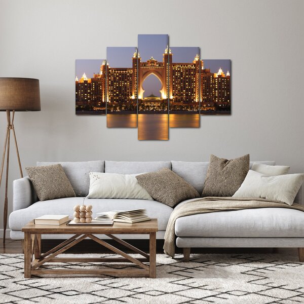 Kép egy épületról Dubajban (150x105 cm)