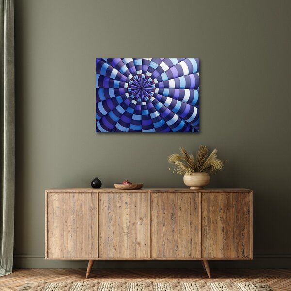 Egy kép a repülő léggömb szerkezetéről (70x50 cm)