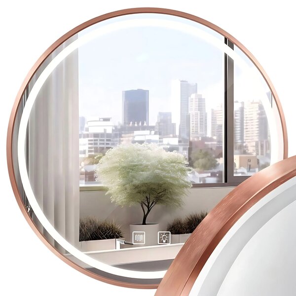 LED Tükör 70cm MMJ BRUSH COPPER