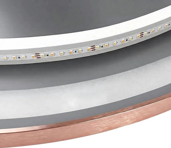 LED Tükör 70cm MMJ BRUSH COPPER