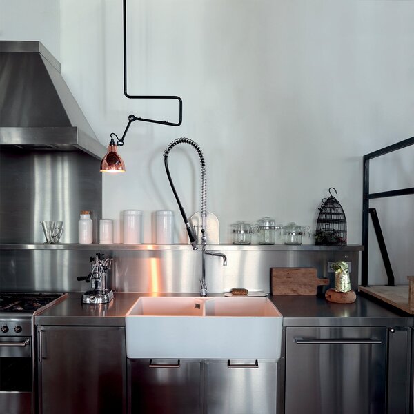 312 Mennyezeti Lámpa Black/Black/Copper - Lampe Gras