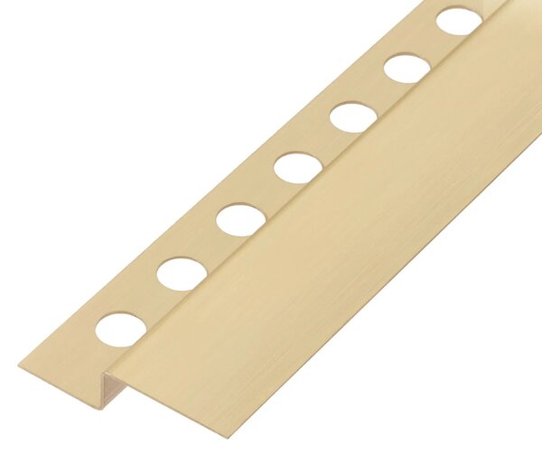 Szemközti zuhanytálca profil 130cm Brush Gold