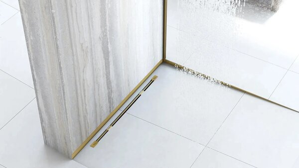 Szemközti zuhanytálca profil 130cm Gold
