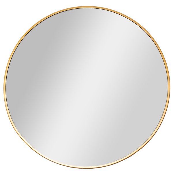 REA - Kerek tükör MR18-20 vékony keret 70cm, arany, HOM-06328